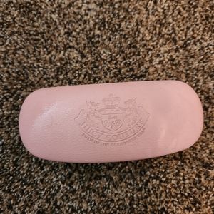 Juicy couture glasses case with cloth